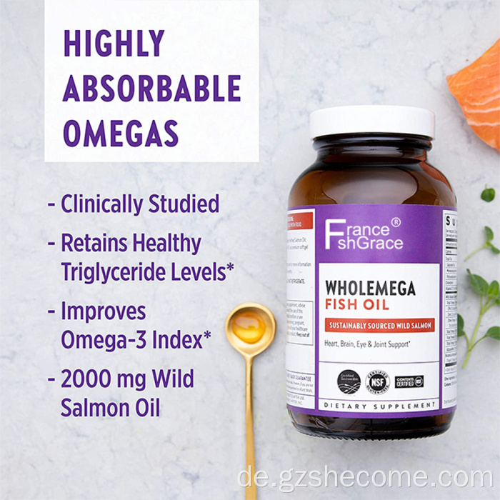 Omega 3 Verbesserung der Aufmerksamkeit Hyperaktivität Fischöl Softgel